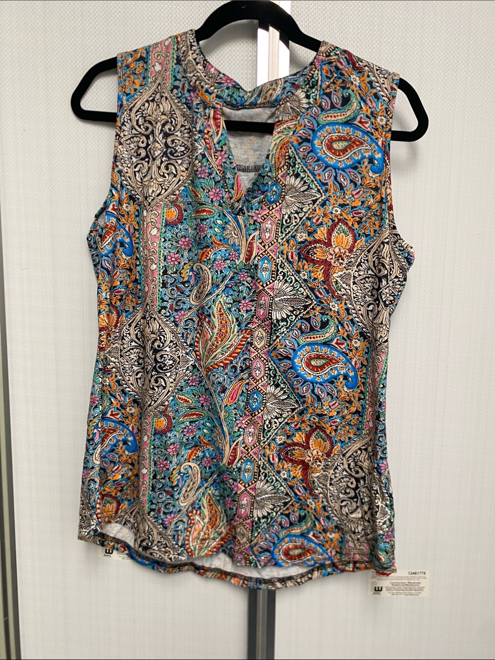 Eddie Bauer Multicolor Paisley Sleeveless Camisole
